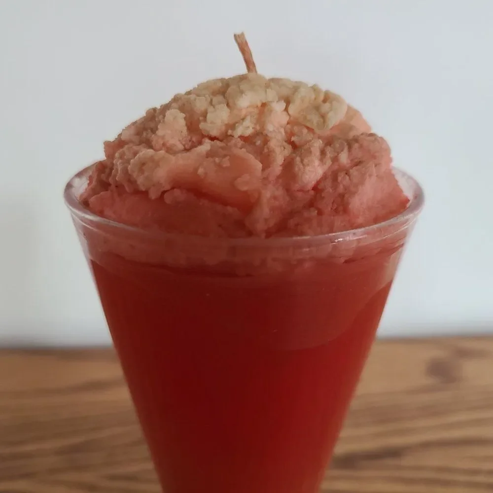 Vintage Novelty Wax Candle - ICE CREAM FLOAT Parfait - Vintage Rare Unique